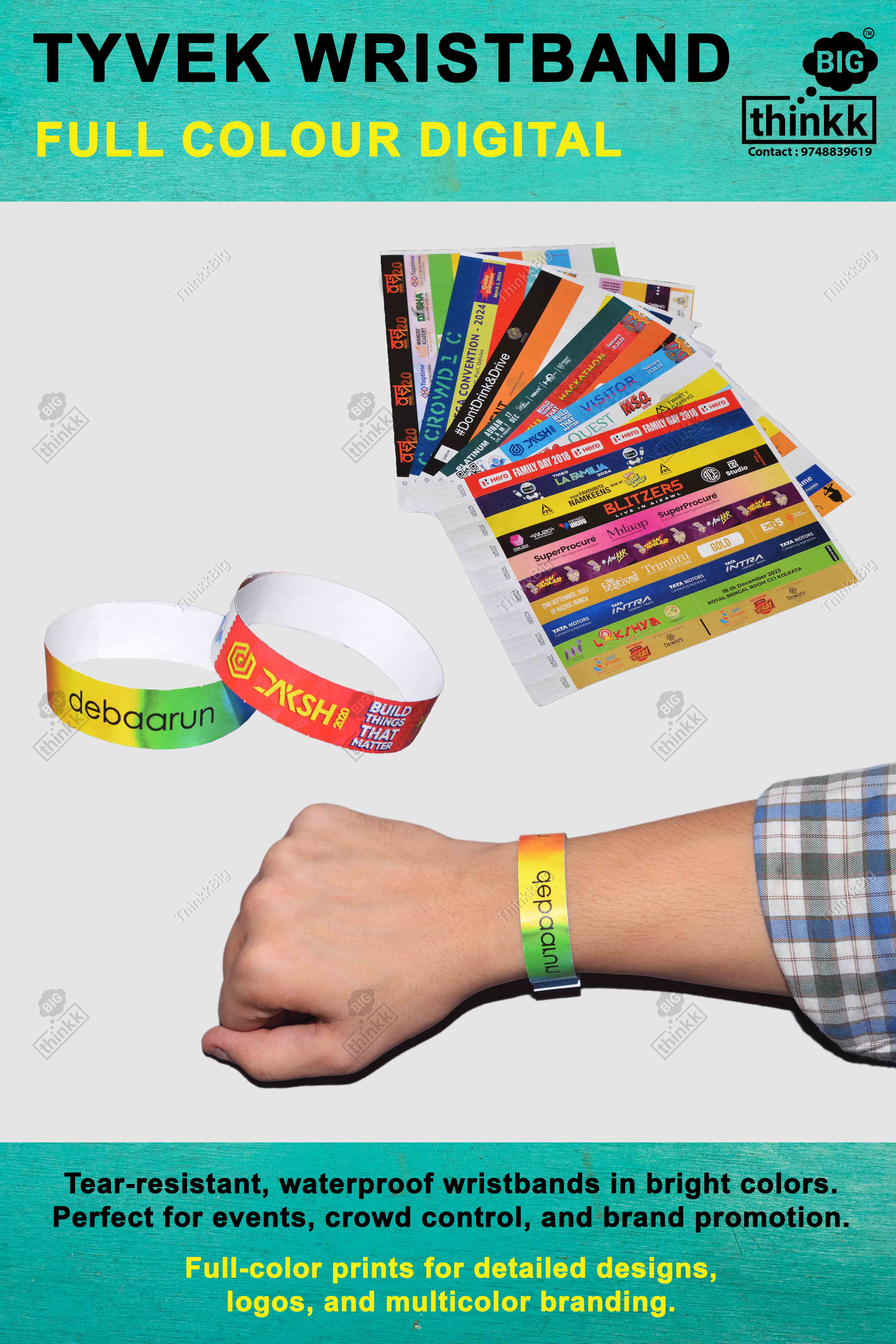 Tyvek Wristband